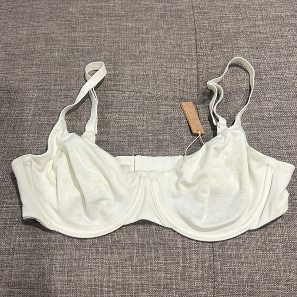 Skims Cotton Jersey Underwire Bra - Picture 6 of 10